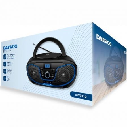 DAEWOO Radio CD con Bluetooth, USB y ecualizador - Azul